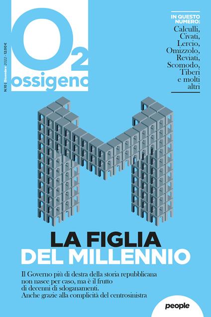 Ossigeno (2022). Vol. 10: M la figlia del millennio - copertina
