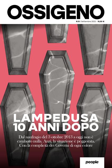 Ossigeno (2023). Vol. 13: Lampedusa 10 anni dopo - copertina