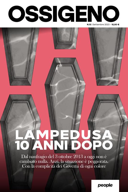 Ossigeno (2023). Vol. 13: Lampedusa 10 anni dopo - copertina