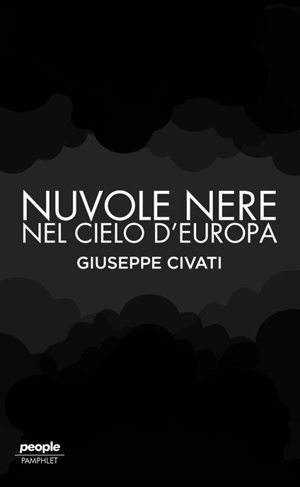 Nuvole nere nel cielo d'Europa - Giuseppe Civati - copertina