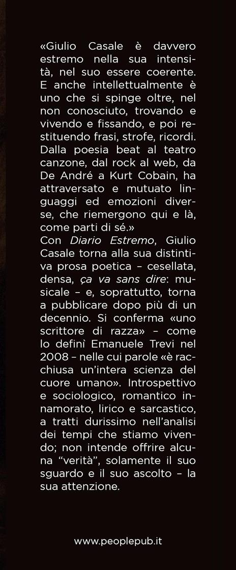 Diario estremo - Giulio Casale - 2