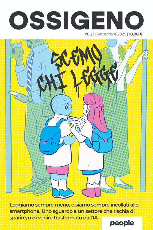 Ossigeno (2025). Nuova ediz.. Vol. 21: Scemo chi legge - copertina