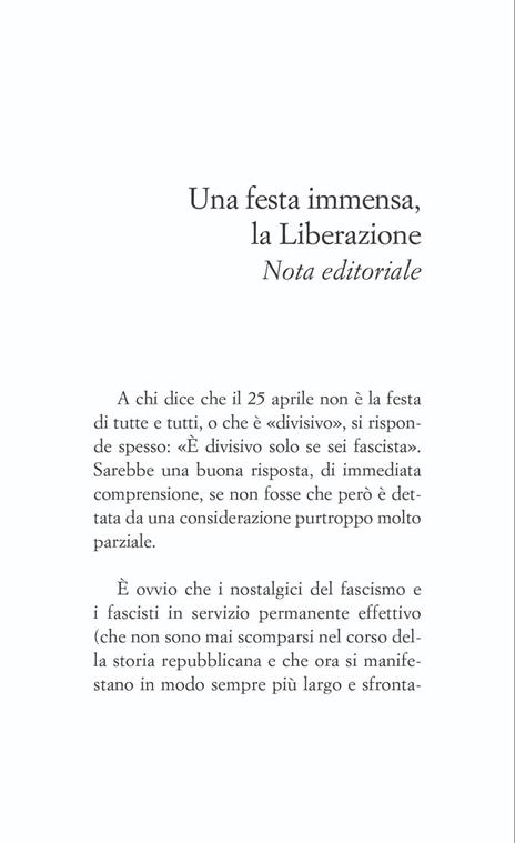 25 aprile, la festa più bella. Nuova ediz. - 2