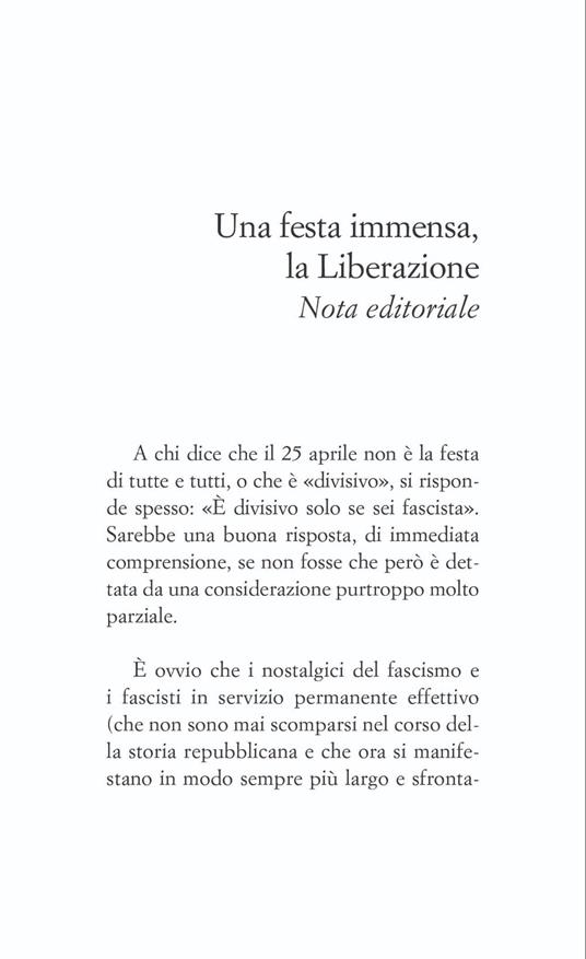25 aprile, la festa più bella. Nuova ediz. - 2