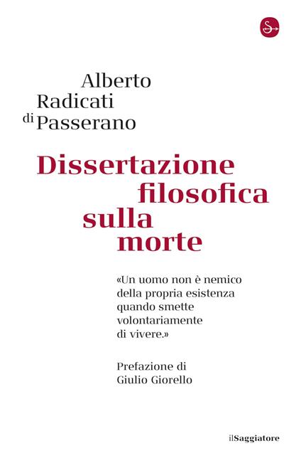 Dissertazione filosofica sulla morte - Alberto Radicati di Passerano - ebook