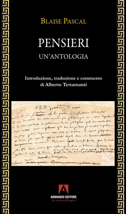 Pensieri. Un'antologia - Blaise Pascal - copertina
