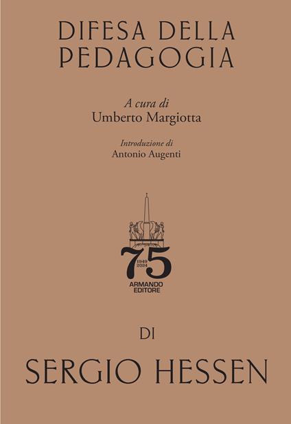 Difesa della pedagogia - Sergio Hessen - copertina