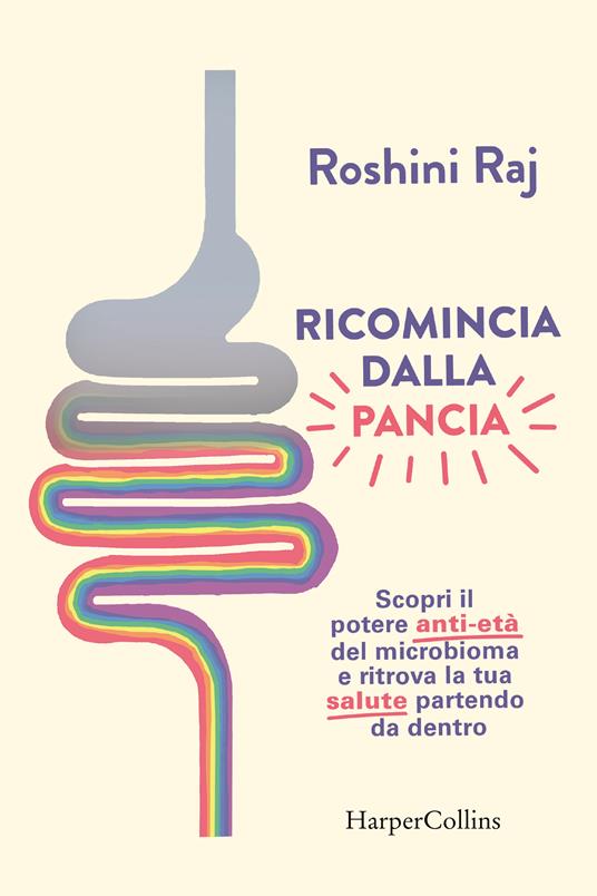 Ricomincia dalla pancia. Scopri il potere anti-età del microbioma e ritrova la tua salute partendo da dentro - Roshini Raj - copertina