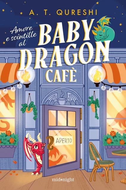 Amore e scintille al Baby Dragon Cafè - A. T. Qureshi - copertina
