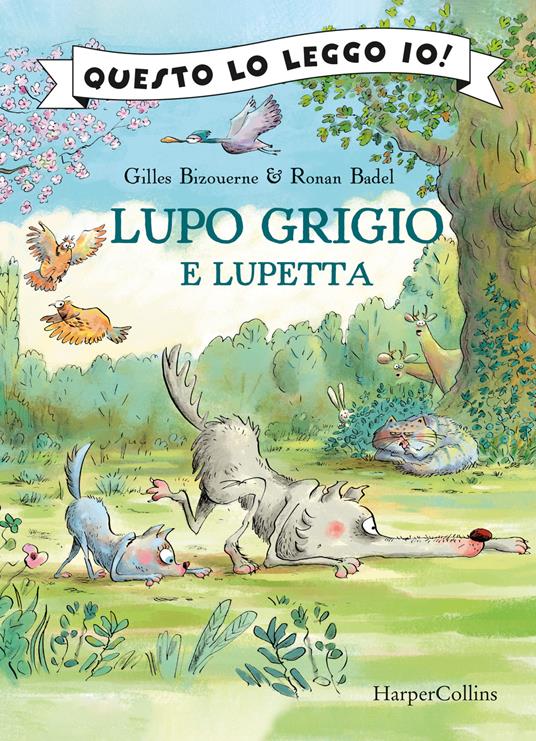 Lupo grigio e lupetta