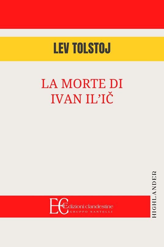 La morte di Ivan Il'ic - Lev Tolstoj - copertina