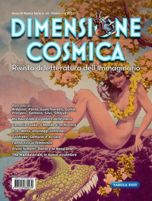 Dimensione cosmica. Rivista di letteratura dell'immaginario (2021). Vol. 14: Primavera - copertina