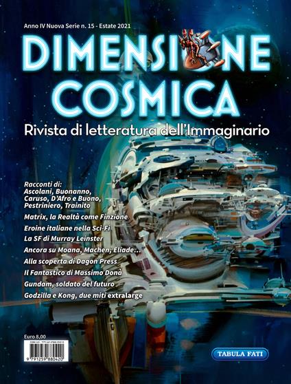 Dimensione cosmica. Rivista di letteratura dell'immaginario (2021). Vol. 15: Estate - copertina