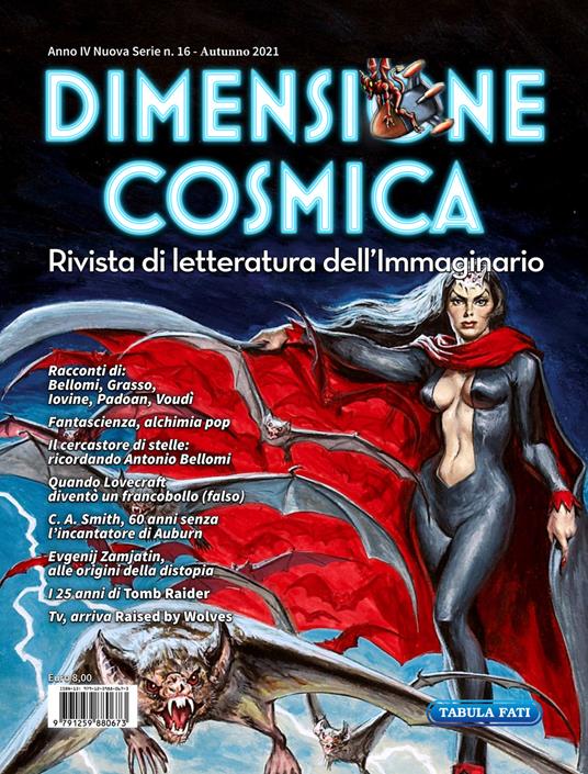 Dimensione cosmica. Rivista di letteratura dell'immaginario (2021). Vol. 16: Autunno - copertina