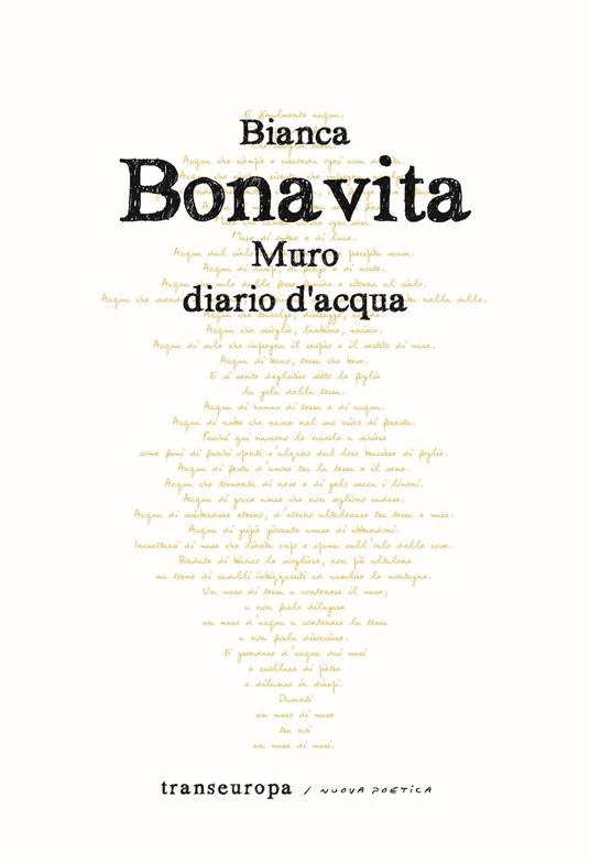 Muro. Diario d'acqua - Bianca Bonavita - copertina