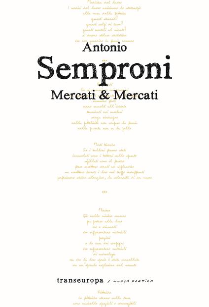 Mercati & Mercati - Antonio Semproni - copertina