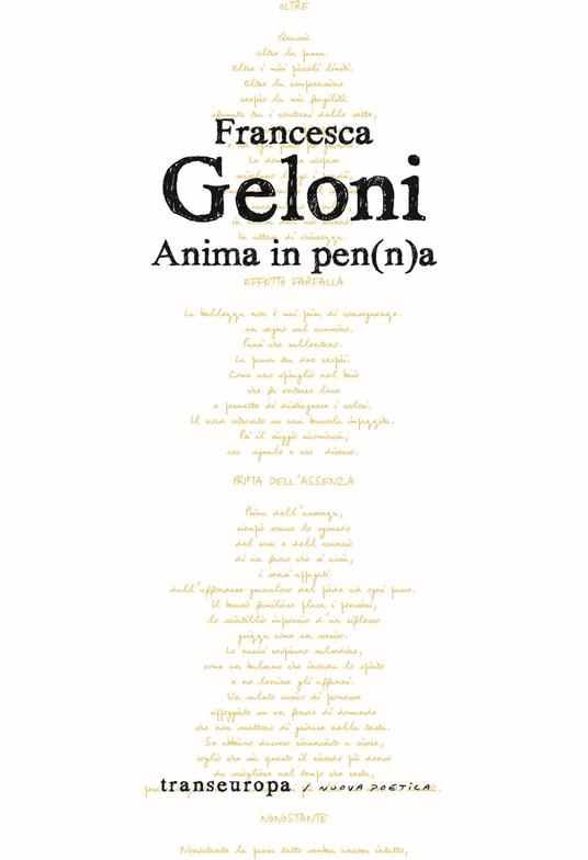 Anima in pen(n)a - Francesca Geloni - copertina
