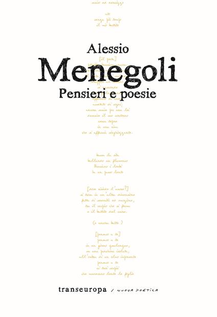 Pensieri e poesie - Alessio Menegoli - copertina