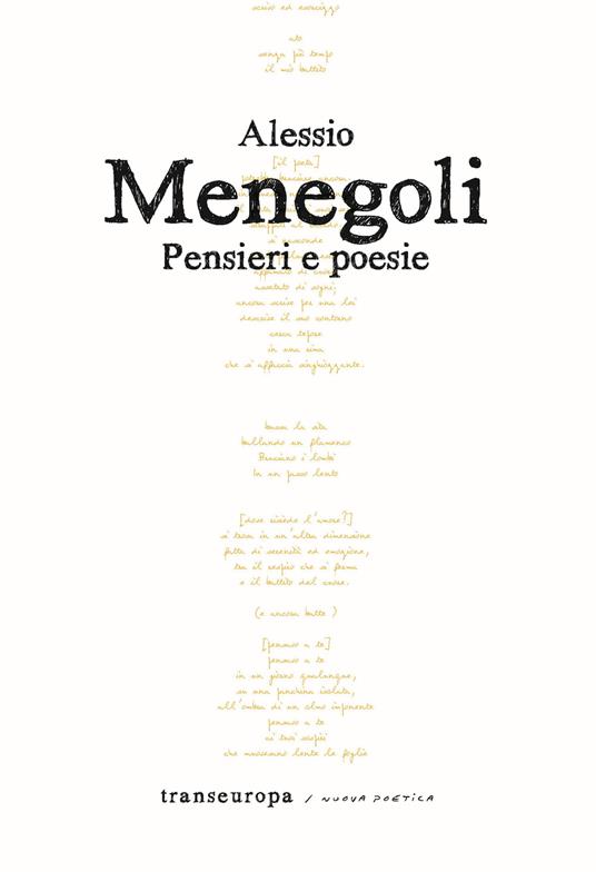 Pensieri e poesie - Alessio Menegoli - copertina