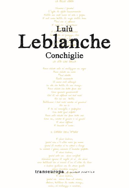 Conchiglie - Lulù Leblanche - copertina