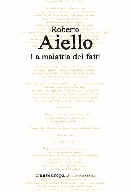 La malattia dei fatti - Roberto Aiello - copertina