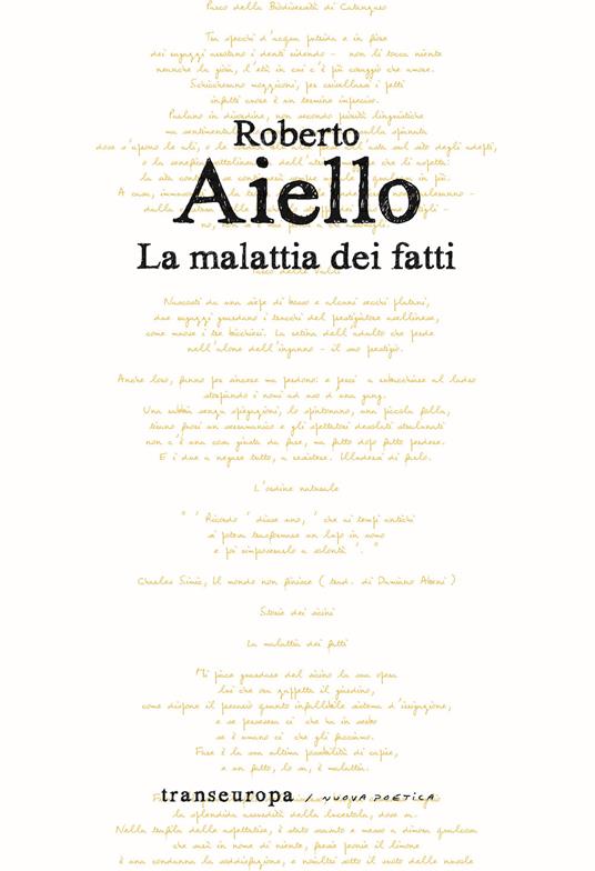 La malattia dei fatti - Roberto Aiello - copertina