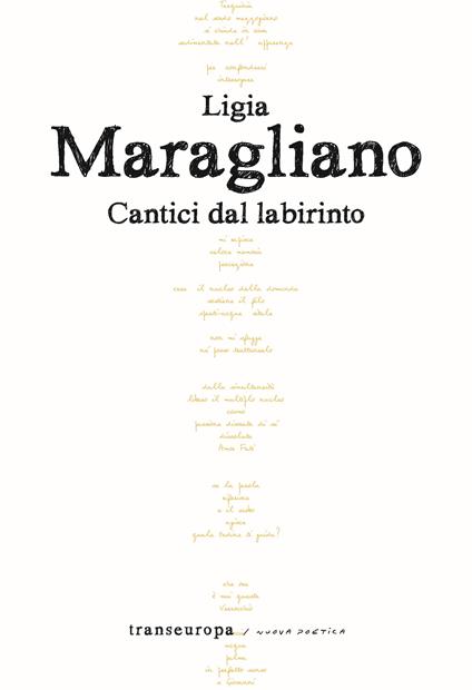 Cantici dal labirinto - Ligia Maragliano - copertina