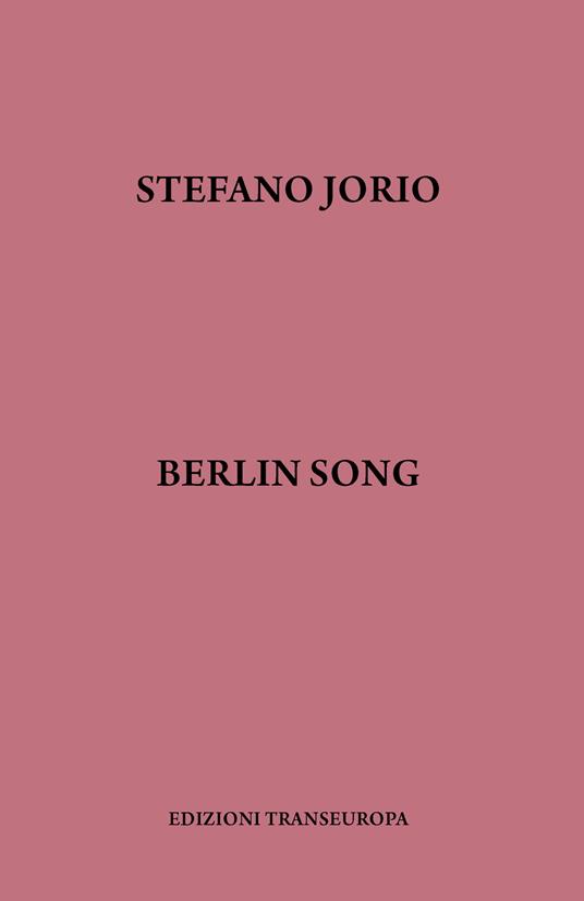 Berlin song - Stefano Jorio - copertina