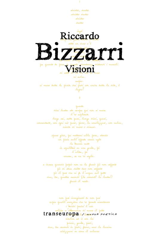 Visioni - Riccardo Bizzarri - copertina