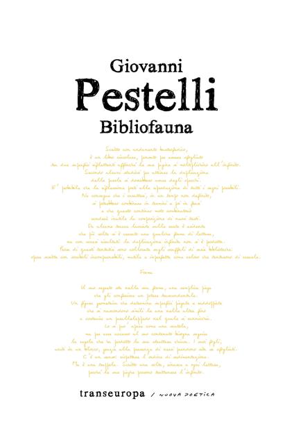 Bibliofauna - Giovanni Pestelli - copertina