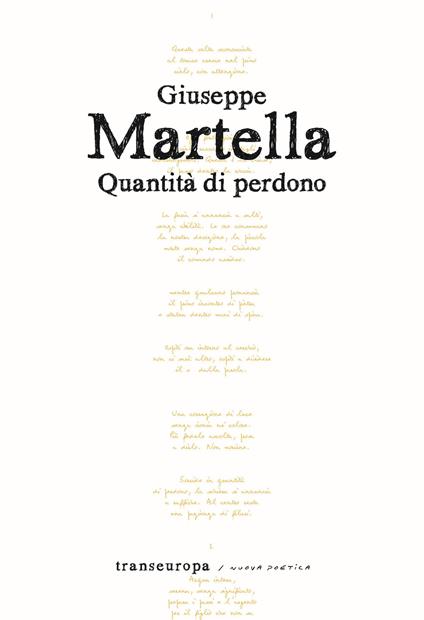 Quantità di perdono - Giuseppe Martella - copertina