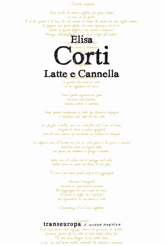Latte e cannella - Elisa Corti - copertina