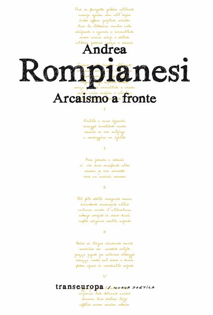 Arcaismo a fronte - Andrea Rompianesi - copertina