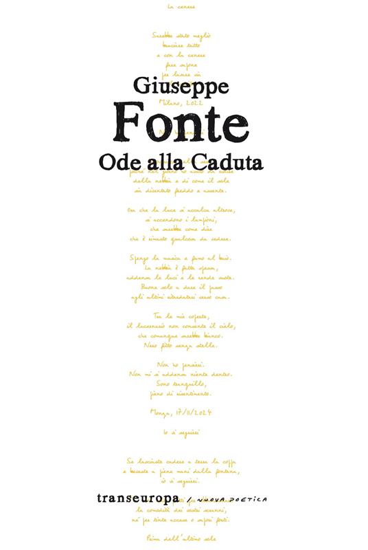 Ode alla caduta - Giuseppe Fonte - copertina