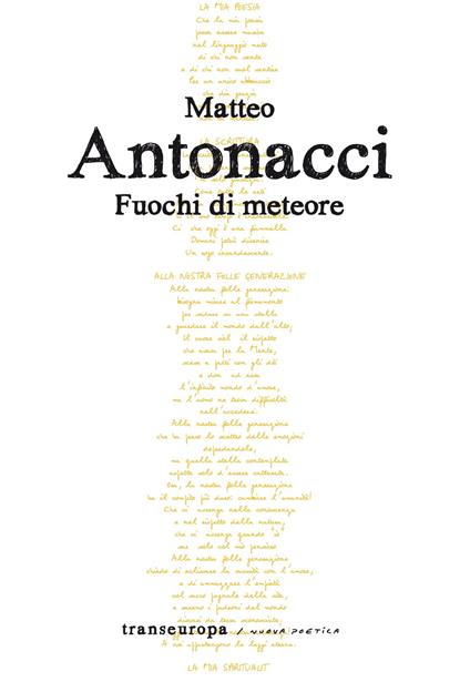 Fuochi di meteore - Matteo Antonacci - copertina