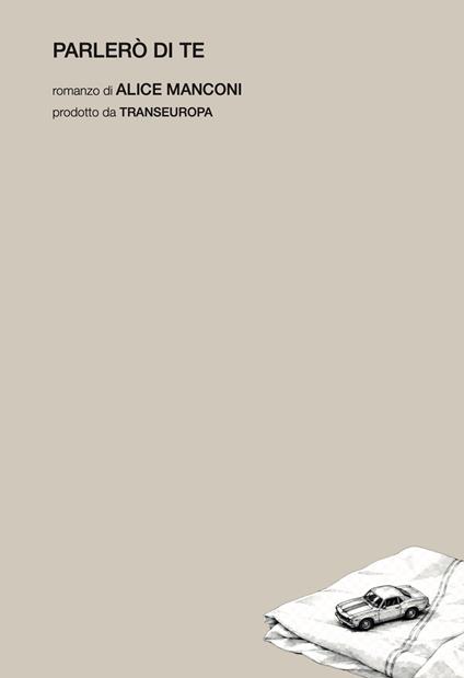 Parlerò di te - Alice Manconi - copertina