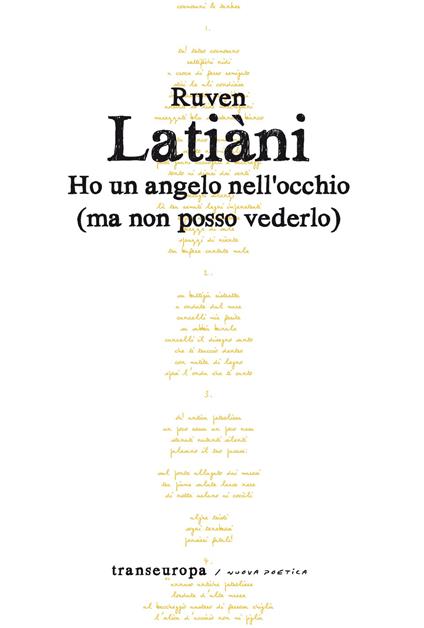 Ho un angelo nell'occhio (ma non posso vederlo) - Ruven Latiàni - copertina