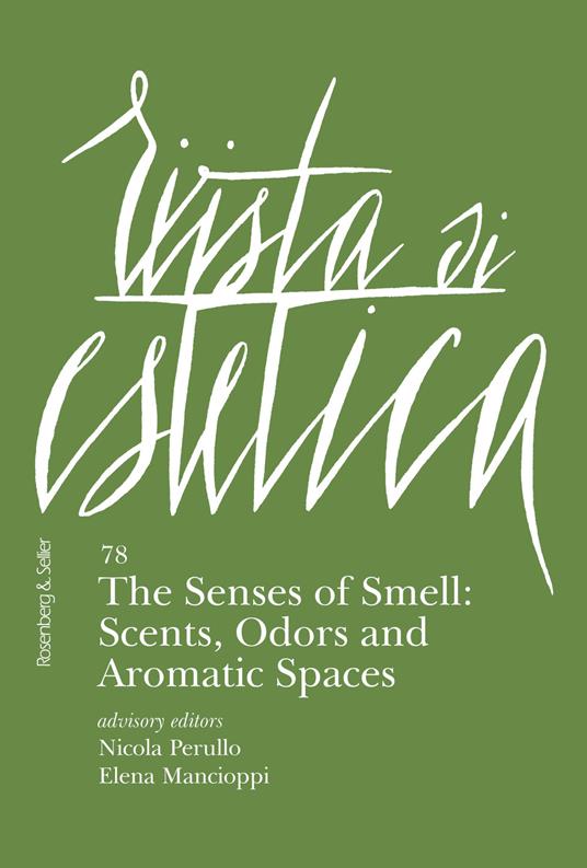 Rivista di estetica. Vol. 78: senses of smell: scents, odors and aromatic spaces, The. - copertina