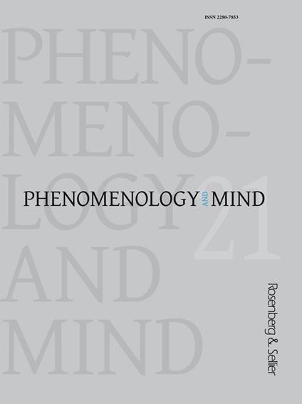 Phenomenology and mind (2021). Vol. 21: phenomenology of social impairments, The. - copertina