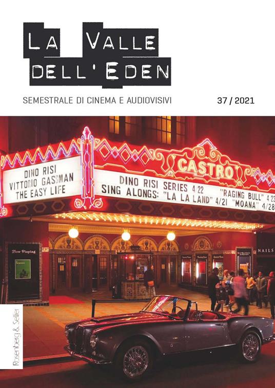 La valle dell'Eden. Semestrale di cinema e audiovisivi. Vol. 37 - copertina