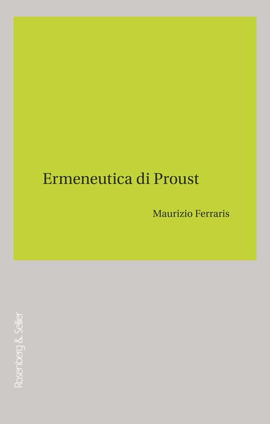 Ermeneutica di Proust - Maurizio Ferraris - ebook