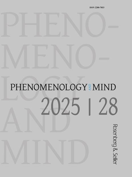 Phenomenology and mind (2025). Vol. 28: The coming of age: personal identity, well-being, and justice in an ageing society - copertina