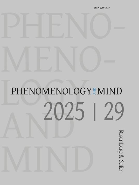 Phenomenology and mind (2025). Vol. 29: Exploring personal identity. Philosophical perspectives and insights from the arts - copertina