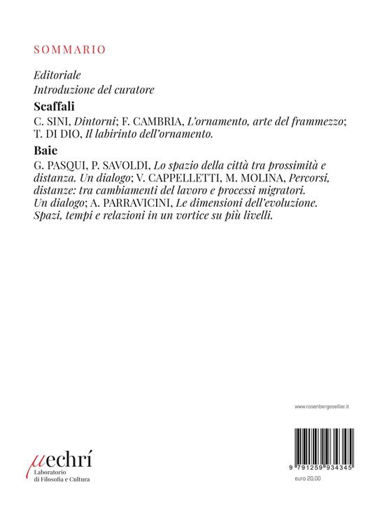 Magazzini mechrí (2025). Vol. 0: TRA. Prossimità, distanze - 2
