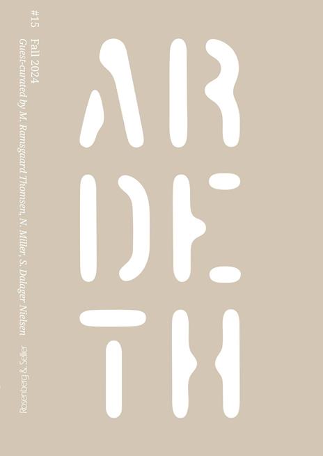Ardeth. Vol. 15: Fragility. Foundations for a regenerative architecture - copertina