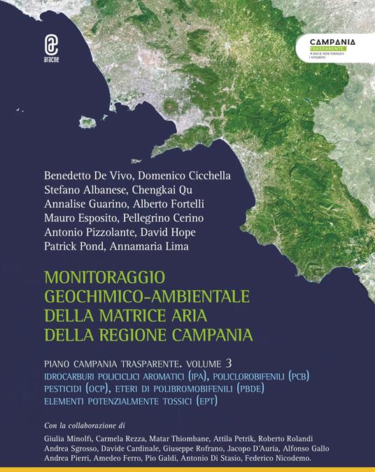 Monitoraggio geochimico-ambientale della matrice aria della Regione Campania. Piano Campania trasparente. Vol. 3 - copertina