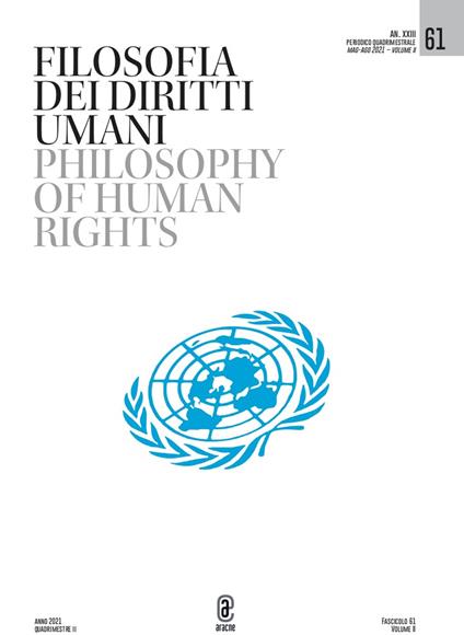 Filosofia dei diritti umani-Philosophy of human rights (2019). Vol. 61: Maggio-Agosto - copertina
