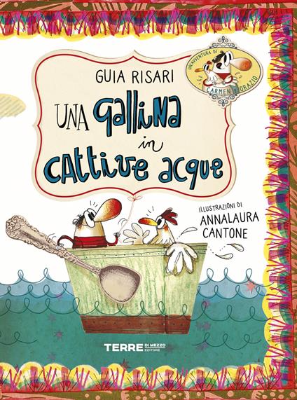 Una gallina in cattive acque - Guia Risari - copertina