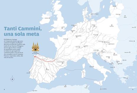 Cammini di Santiago. L'atlante completo con tutti gli itinerari - 2