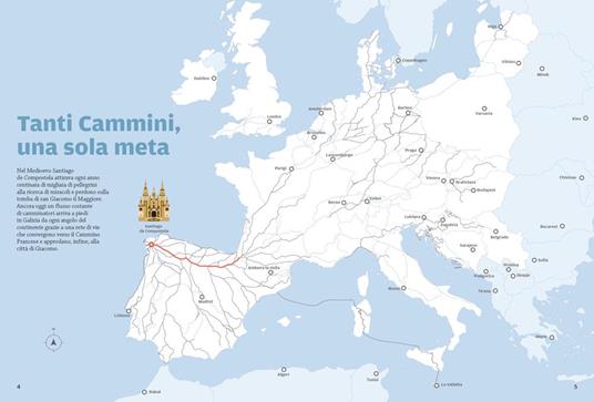 Cammini di Santiago. L'atlante completo con tutti gli itinerari - 2